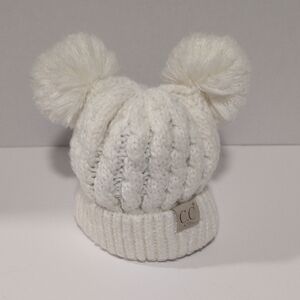 CC Kids Double Pom Knit Beanie
